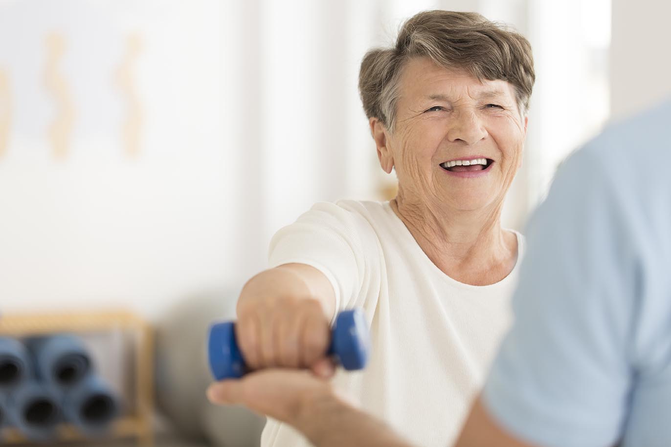 Isometric exercises with dumb-bell