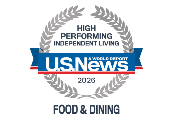 2026 Best Senior Living community by U.S. News & World Report
