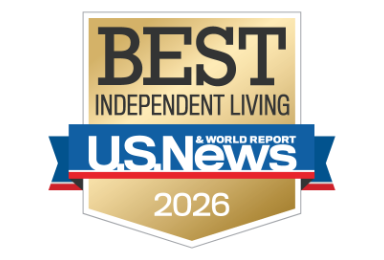 2026 Best Senior Living community by U.S. News & World Report